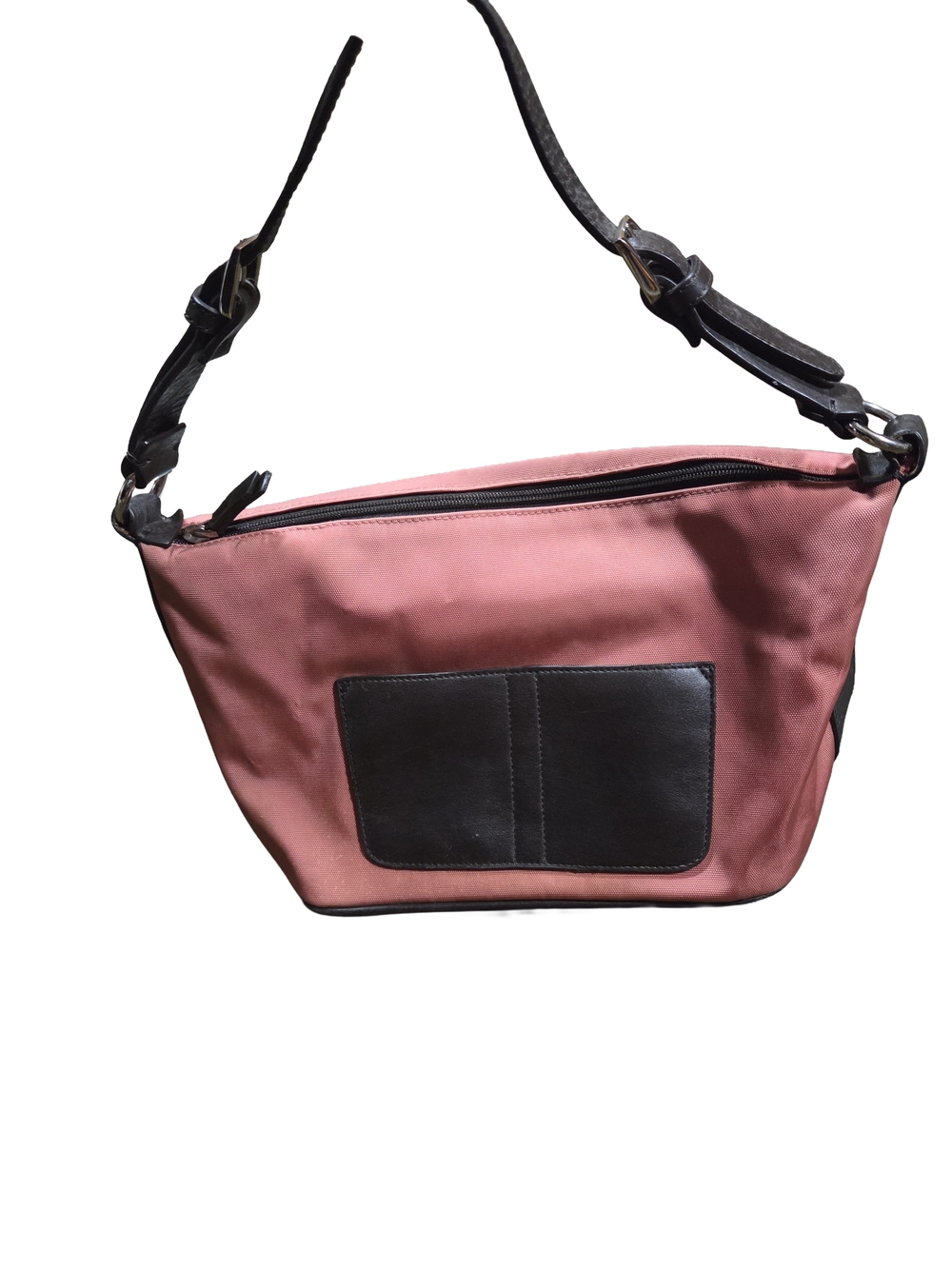 The Limited Vintage Pink Nylon Shoulder Bag Plaid Lining Y2K